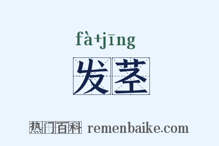 发茎是什么意思的图片